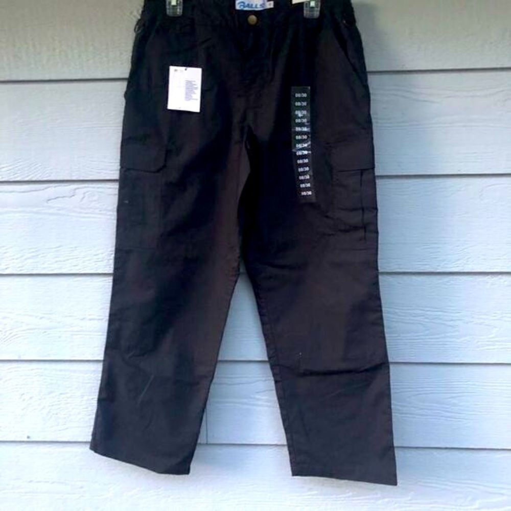 Galls Women's Tac Force Tactical black cargo work carpenter pants 8/30